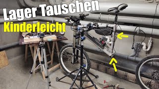 ➡️ Trick 17 Kugellager wechseln  auspressen amp einbauen Fahrrad  EBike Inspektion 1 von 2 [upl. by Eagle224]