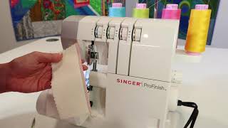 Singer 14CG754 ProFinish Serger Overlock 12 Stitch Length [upl. by Ycnalc204]