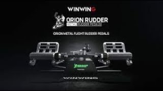 Orion 2 Rudder Pedals By Winwing  The Ultimate Flight Simulator Upgrade [upl. by Lowry]