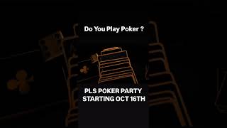 PLS POKER PARTY httpstmePLSPOKER [upl. by Icul]