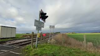 New Alarm North Fen Level Crossing Cambridgeshire [upl. by Suvart]