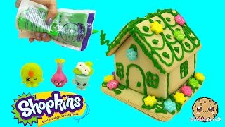 DIY Shopkins Vanilla Cookie House with Frosting  Candy Kit  Cookieswirlc Video [upl. by Aremahs]