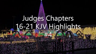 Judges Chapters 1621 KJV Highlights 4 [upl. by Pete]