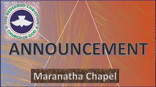 RCCG Maranatha Sunday Service  November 10 2024 [upl. by Cleodel815]