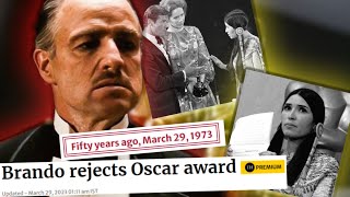 At 48 Marlon Brando Rejected the Oscar and the Secret Behind His Choice [upl. by Rehpatsirhc602]