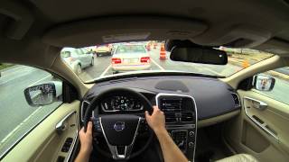 2015 Volvo XC60 T5 Drive E Tech Pack drive demo [upl. by Atinuhs]