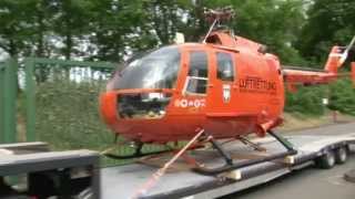 Alter Christoph7Rettungshubschrauber auf Hessentag zu sehen [upl. by Mikaela]