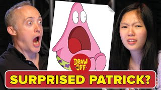 Animator Vs Cartoonist Draw SpongeBob Memes From Memory • DrawOff [upl. by Clothilde]