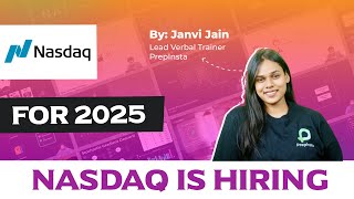 Nasdaq is Hiring 2025 batch  Off Campus Placement Update [upl. by Ahsenrat]