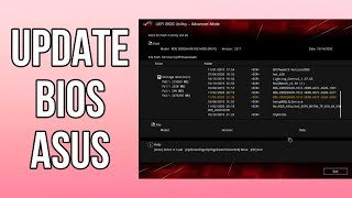 Actualiza la BIOS Motherboard ASUS ROG STRIX [upl. by Abagael]