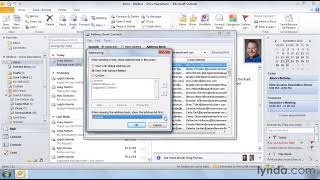 Outlook Tutorial  Setting your default Address Book [upl. by Willetta]