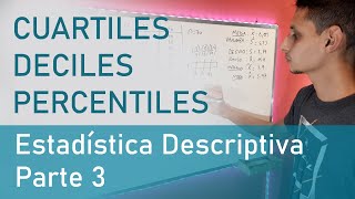 CUARTILES DECILES y PERCENTILES 👨🏼‍🏫 Fácil Teoría y Ejemplos 👌  Estadística Descriptiva 3 [upl. by Barris]