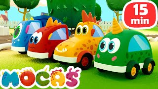 Cante com os carros Mocas Desenho animado em português Animação com música infantil [upl. by Apostles]