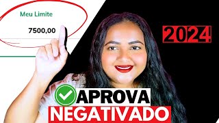 NOVÍSSIMO CARTÃO DE CREDITO ✔APROVANDO GERAL COM LIMITE ALTO ATÉ SCORE BAIXO E NEGATIVADO [upl. by Atteuqahs914]