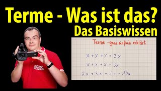 Terme  Was ist das Das Basiswissen  Lehrerschmidt [upl. by Latricia547]