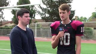 2017 High School Football Preview Nipomo High School Gage Wynn [upl. by Jeuz]