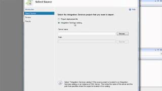 Import an Integration Services Project from an Integration Services Catalog [upl. by Edwyna]