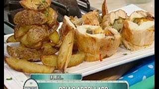 Arrollado de pollo con papas y salsa especial [upl. by Mahseh803]