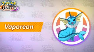 Vaporeon Gameplay Trailer 😍 Pokemon Unite  Fanmade Gameplay Of Vaporeon [upl. by Euqinor867]