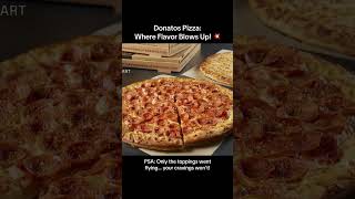 Watch Donatos pizzas explode with flavor No pizzas harmed just your cravings satisfied 🍕💥 [upl. by Krein687]