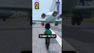 IF YOU SHOOT ROCKETS AT PLANES IN EVERY GTA 😨 shorts gta5 [upl. by Nillor]