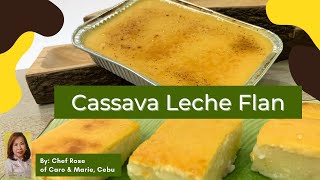 Cassava Leche Flan [upl. by Rudiger]