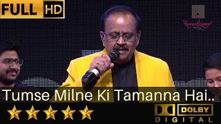 S P Balasubrahmanyam sings Tumse Milne Ki Tamanna Hai  तुमसे मिलने की तमन्ना from Saajan 1991 [upl. by Dickman]