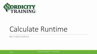 Calculate Equipment Runtime in a Niagara N4 Station [upl. by Bakerman44]