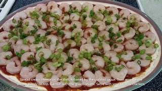 Shrimp dip appetizer  Philadelphia cream cheese shrimp appetizer [upl. by Acemat]