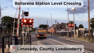 Bellarena Station Level Crossing County Londonderry [upl. by Nnair]