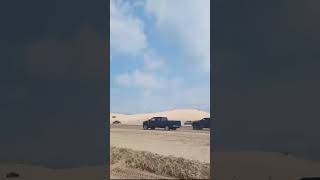 Ford F250 67 Powerstroke smokes Ram TRX on sand drags 🤯 powerstroke trx ford dodge ram [upl. by Annahgiel]