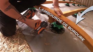 TERRASSE ⏩ 716 Fixation du Lambourdage de bordure Secondaire [upl. by Clementis]