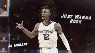 Ja Morant  Just Wanna Rock 🎸 NBA EDIT 4K [upl. by Adnawt960]