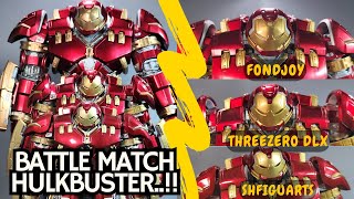 COMPARE Fondjoy Hulkbuster Iron Man Mark 44 Model Kit VS Threezero DLX amp SHFiguarts [upl. by Gabriell784]