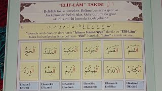 Ders 33quotELİFLÂMquot TAKISI ا ل Belirlilik takısı demektir [upl. by Hauser179]