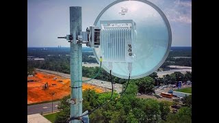 Ceragon Anteena Installation on Pole Mounting For 4G Network [upl. by Germayne]