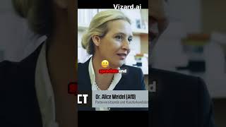 Alice Weidel Angst um Familie und Sicherheit deutschland politik afd ampelkoalition [upl. by Asiat116]