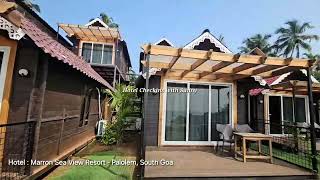 Hotel  Marron Sea View Resort  Palolem Beach South Goa  Hotel Checkins with Sunny [upl. by Huey]