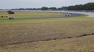 Johnny Reas crash at Phillip Island Race 3 World Superbikes Feb 24 [upl. by Odraner]