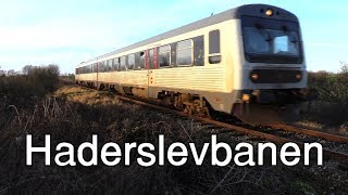 Haderslevbanen  afskedstur til Haderslev Bystation [upl. by Dnamron]