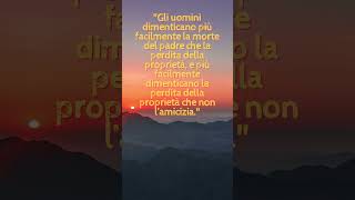 Citazioni Celebri di Machiavelli sull’Amicizia [upl. by Lacram]