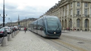 Bordeaux Tram C  Place de la Bourse [upl. by Tooley462]