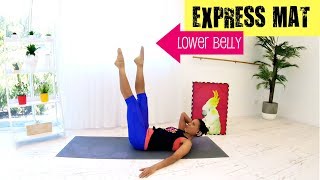 Pilates workout Abs Workout  BARLATES BODY BLITZ Express Mat Lower Belly [upl. by Reilly]