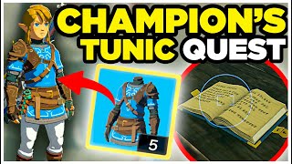 How To Get The CHAMPIONS LEATHERS Tunic  Zelda Tears of the Kingdom [upl. by Butch313]