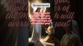 quotThe Annunciation A Divine Invitation Luke 135quot motivation bibleverse shortvideo [upl. by Premer]