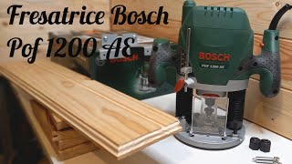 Recensione fresatrice Bosch Pof 1200 AE [upl. by Danna]