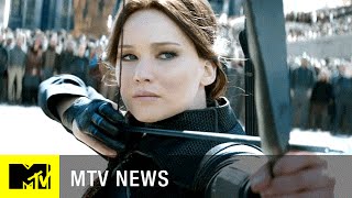 Mockingjay Cast on Jennifer Lawrences Final Showdown  MTV News [upl. by Witte485]