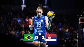 Serbia beat Brazil and Won Volleyball World Championship 2022 [upl. by Lanor283]