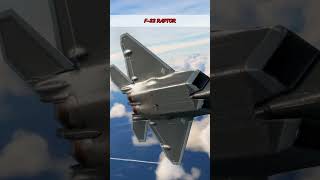 F22 Raptor Soaring Above Clouds  Stunning Aerial Footage aviation viralvideo shorts [upl. by Mhoj]