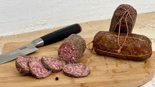 SALAME fatto in casa SENZA Budello con carne di Vitello [upl. by Enimasaj]